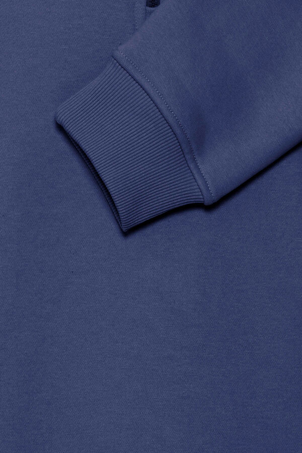 Blend Sudadera cuello alto azul