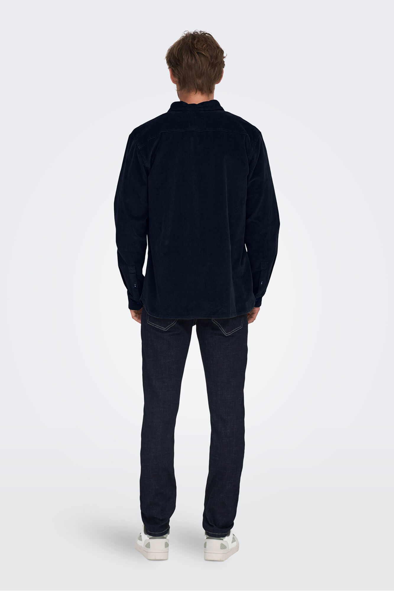 Only & Sons Camisa manga larga pana