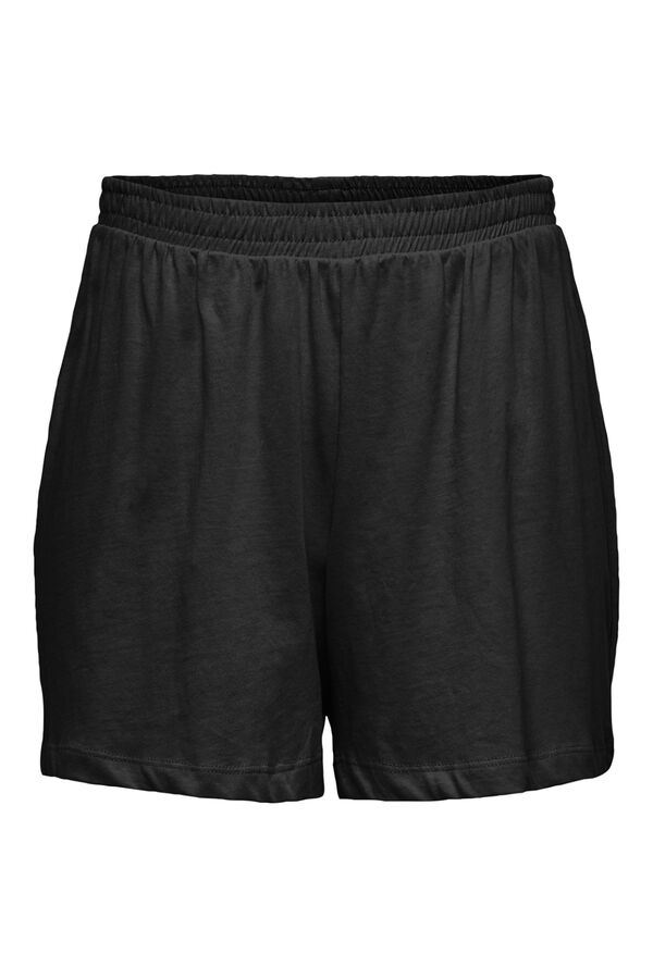 Springfield Shorts aus Baumwolle. schwarz