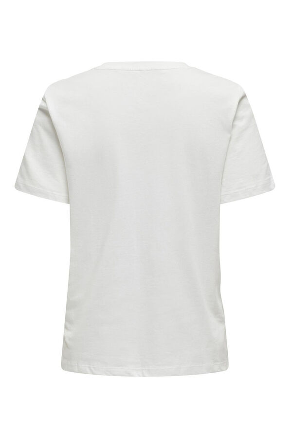 Springfield T-shirt with front drawing white