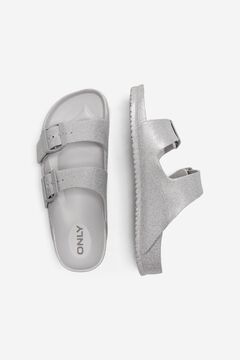 Only Glitzer-Flachsandale