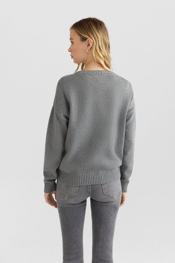 Springfield Bear jumper grey
