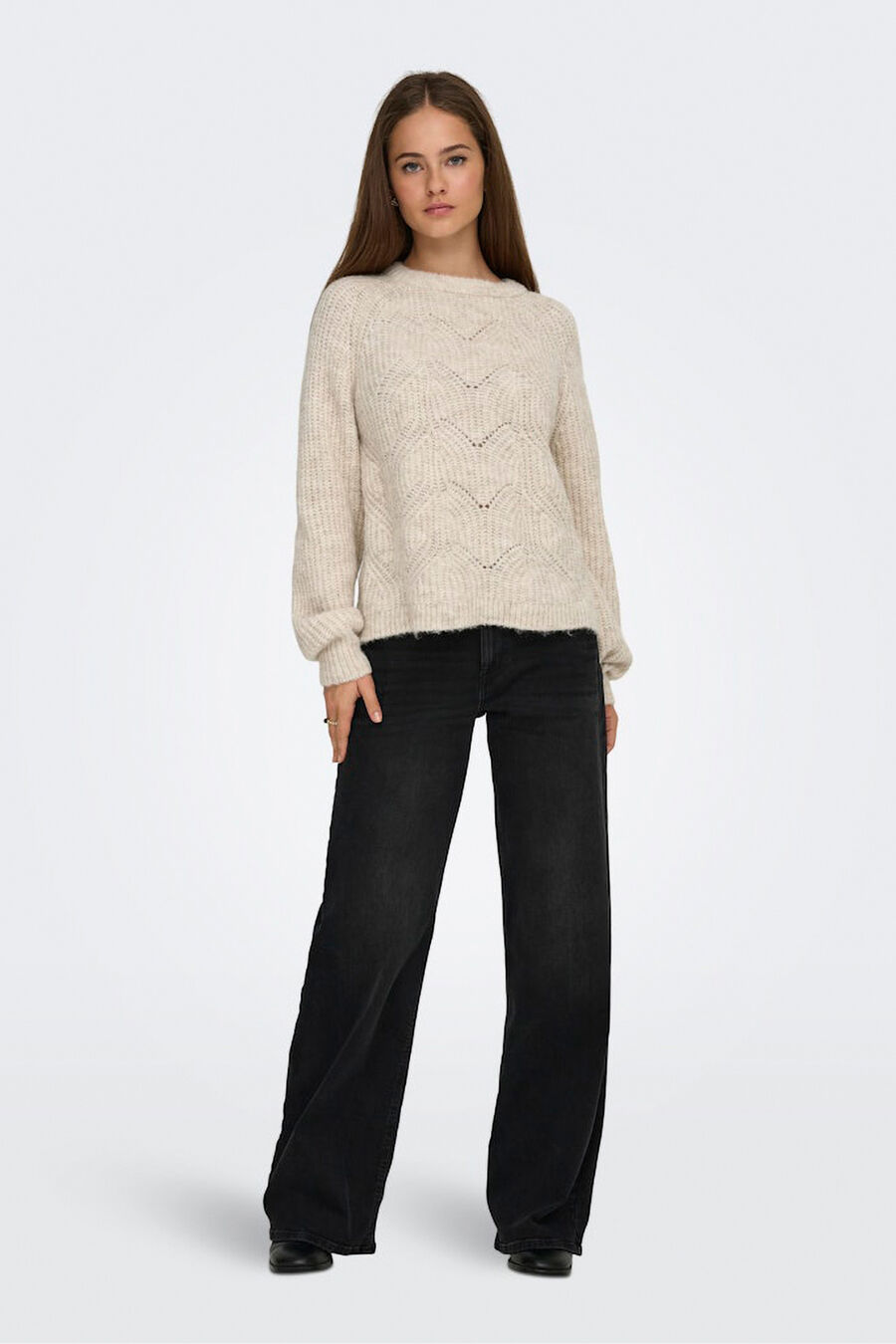 Jersey estructura cuello redondo