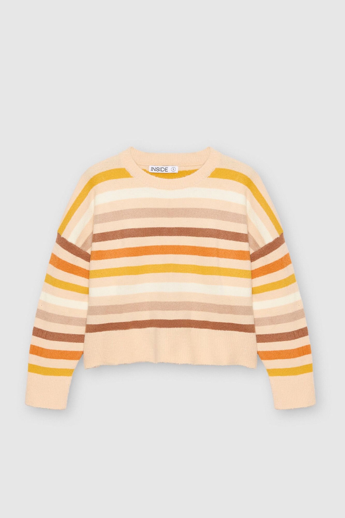 Inside Jersey Cuello Redondo Rayas