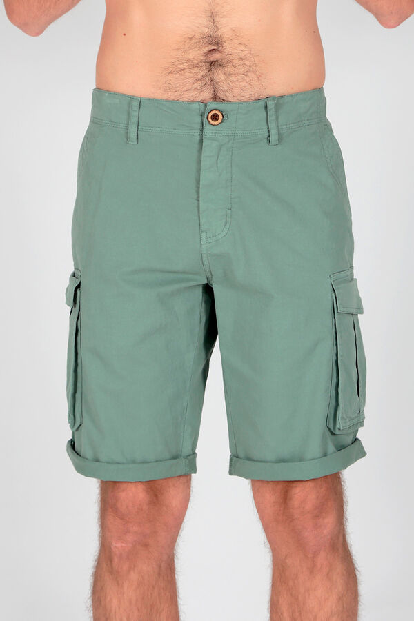 Springfield Cargo shorts with seven pockets dark gray