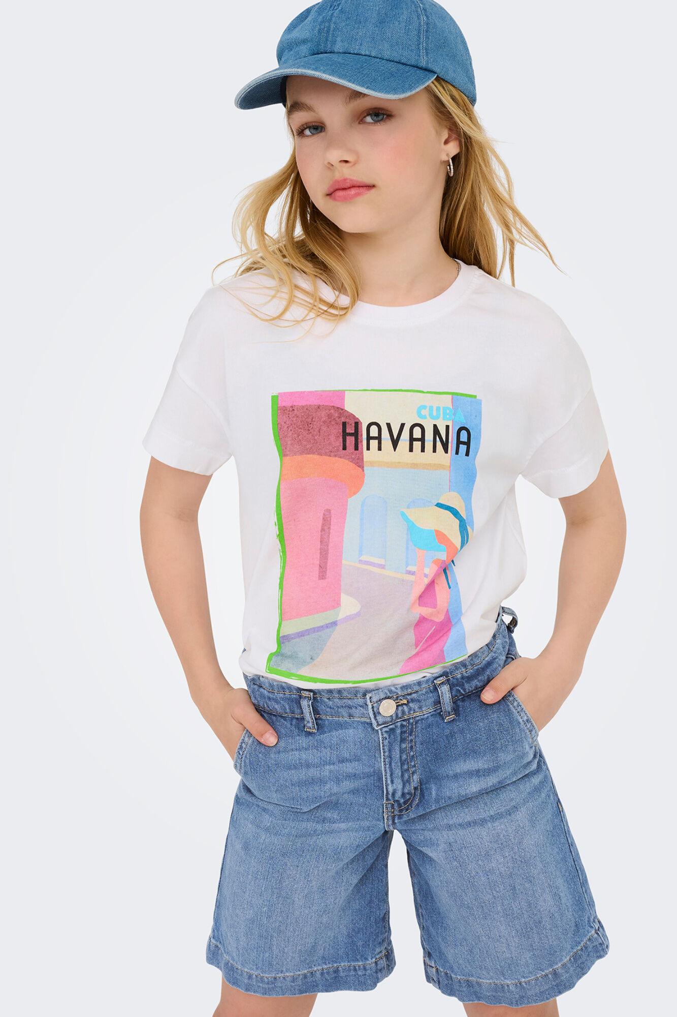 Only Girls Bermuda jeans comprida