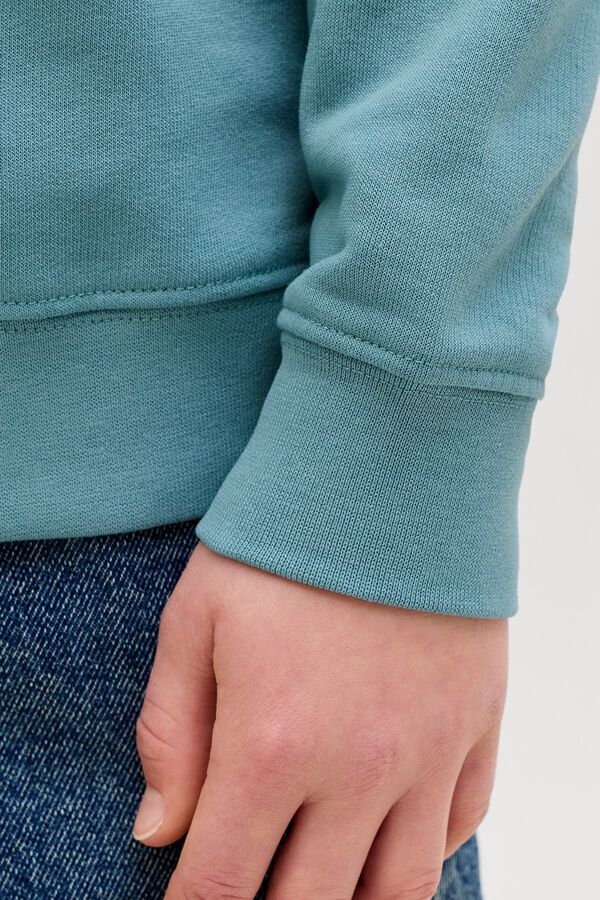 Jack & Jones Junior Square logo sweatshirt blue