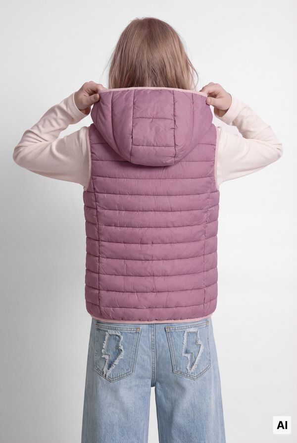 Springfield Kids Chaleco acolchado ni&ntilde;a rosa