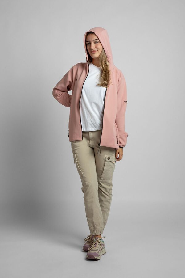 Izas Stretch zip-up sweatshirt pink