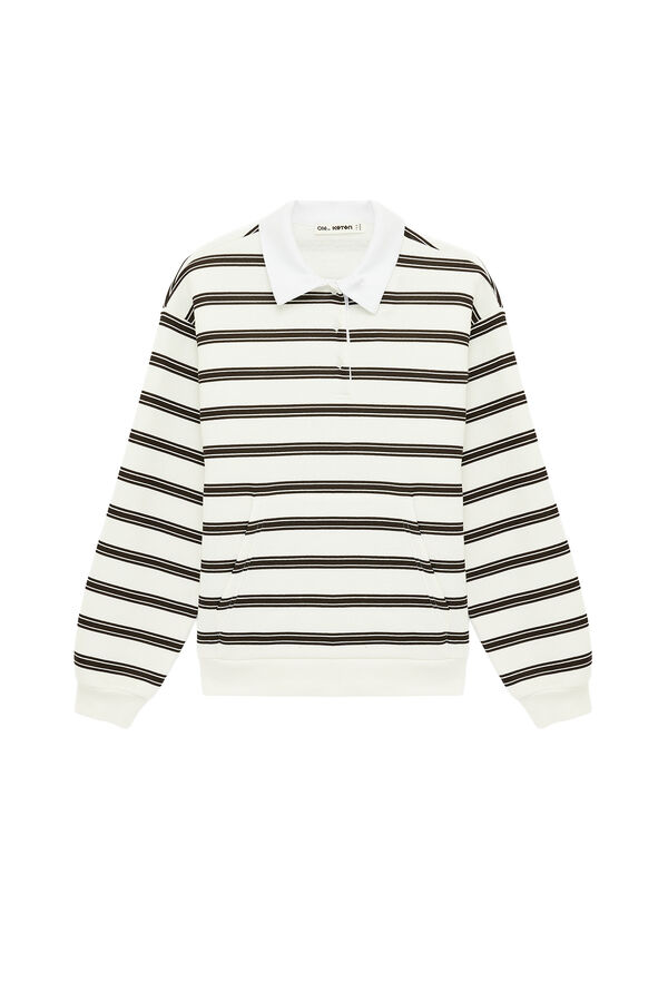 Koton Sweatshirt de gola polo vison