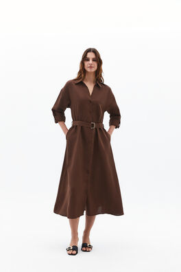 Vestido camisero midi