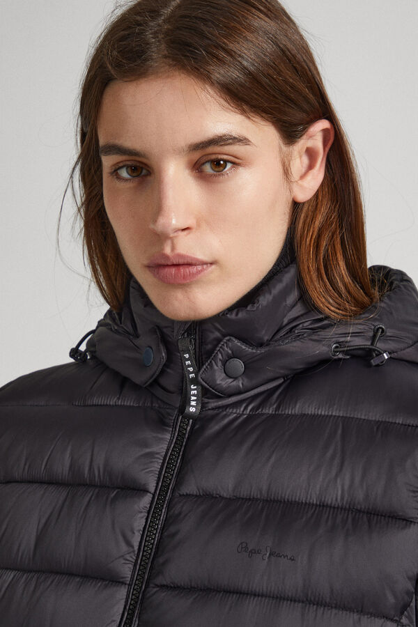 Springfield Quilted puffer jacket black