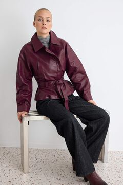 Trendyol Cazadora biker efecto piel