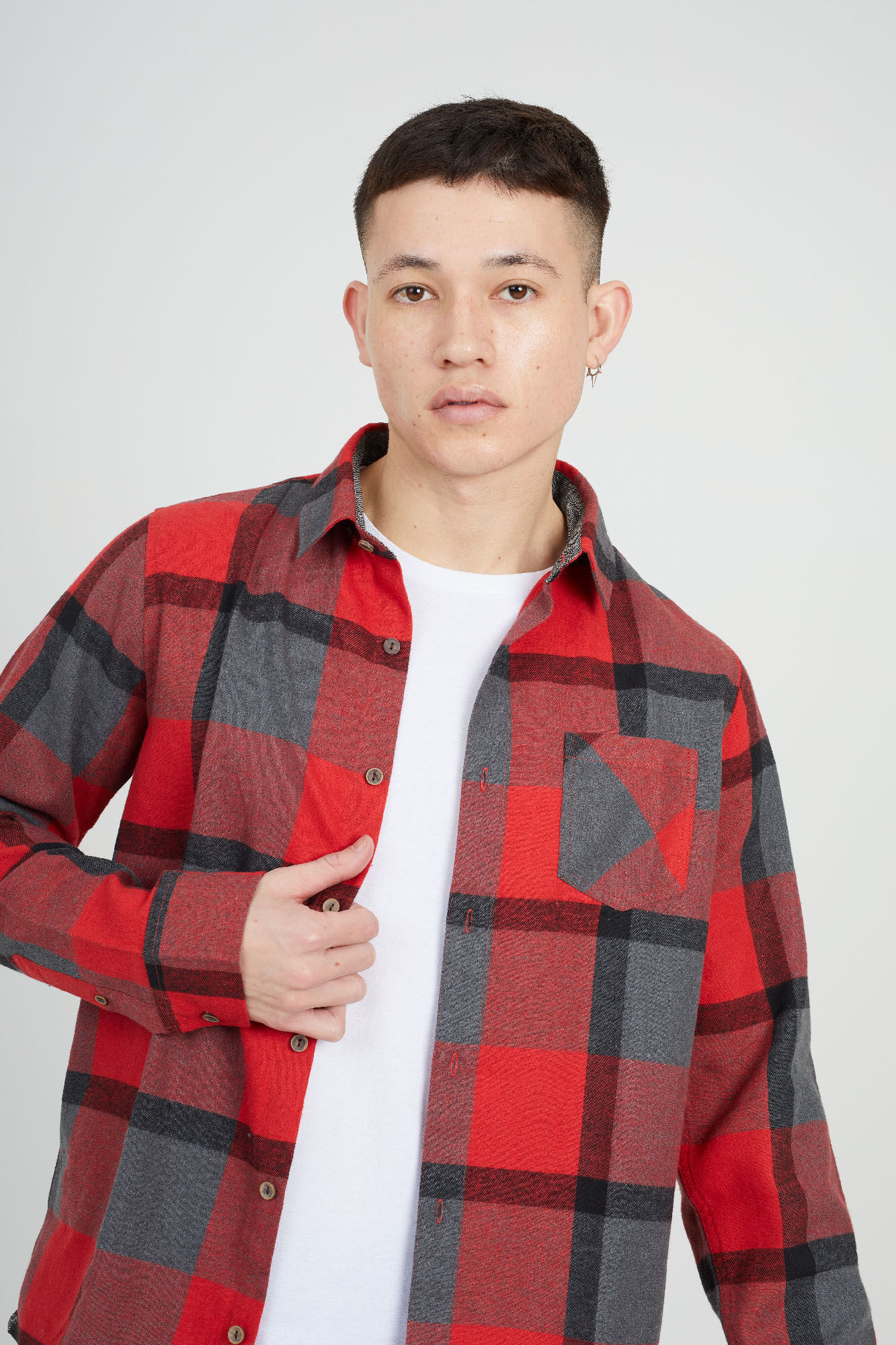 Brave Soul Camisa xadrez