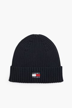 Tommy Jeans Gorro bandera dobladillo azul