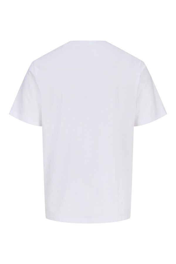 Jack & Jones Logo regular fit T-shirt white