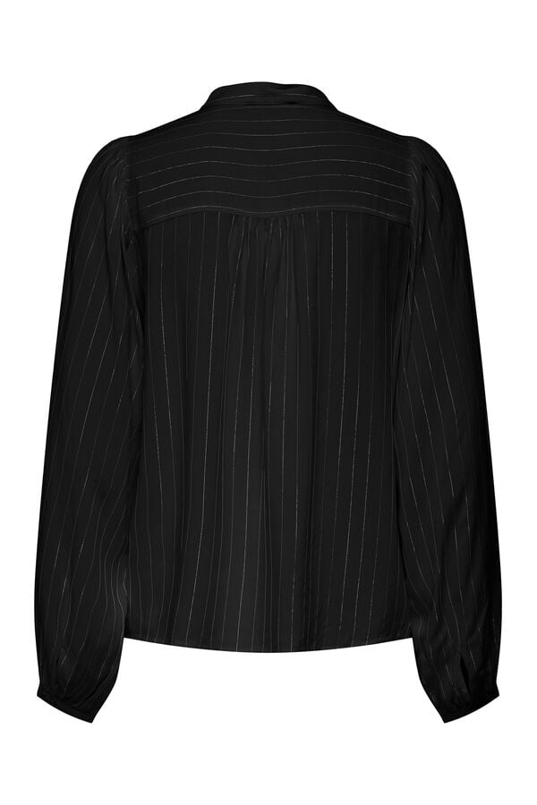 JDY Fluid long-sleeved shirt black