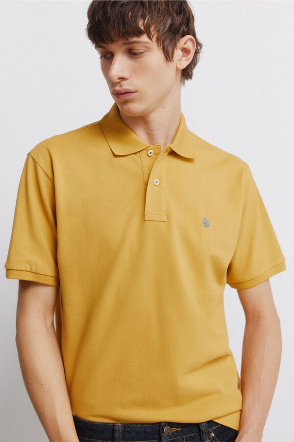 Springfield Basic regular fit polo shirt SPRINGFIELD printed