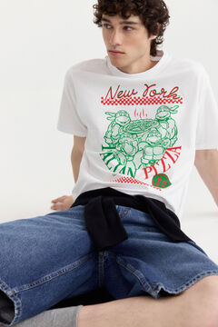 Springfield T-shirt Ninja Turtles N. York Pizza
