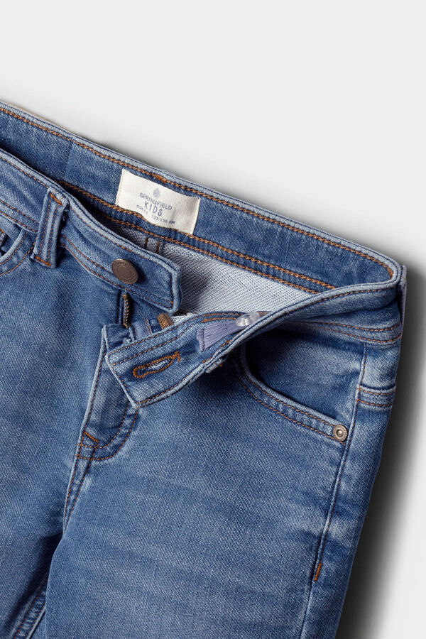 Springfield Kids Calças com cotoveleiras infantis azul