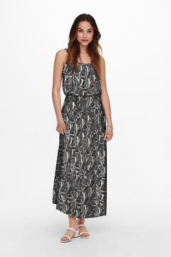 Only Vestido largo estampado