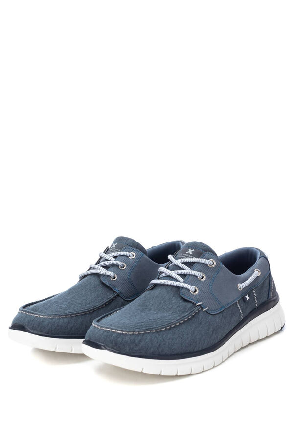 XTI zapato de hombre textil azul