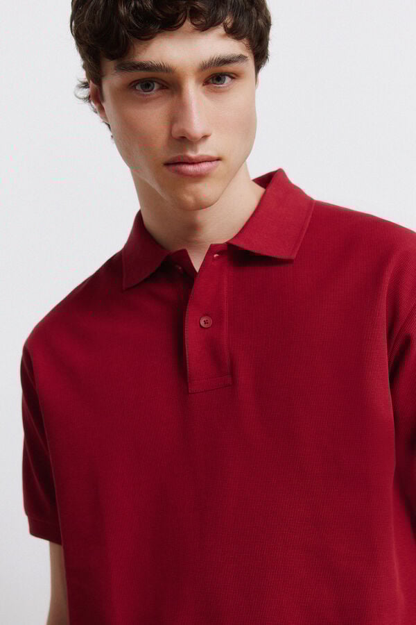 Springfield Regular fit polo shirt red
