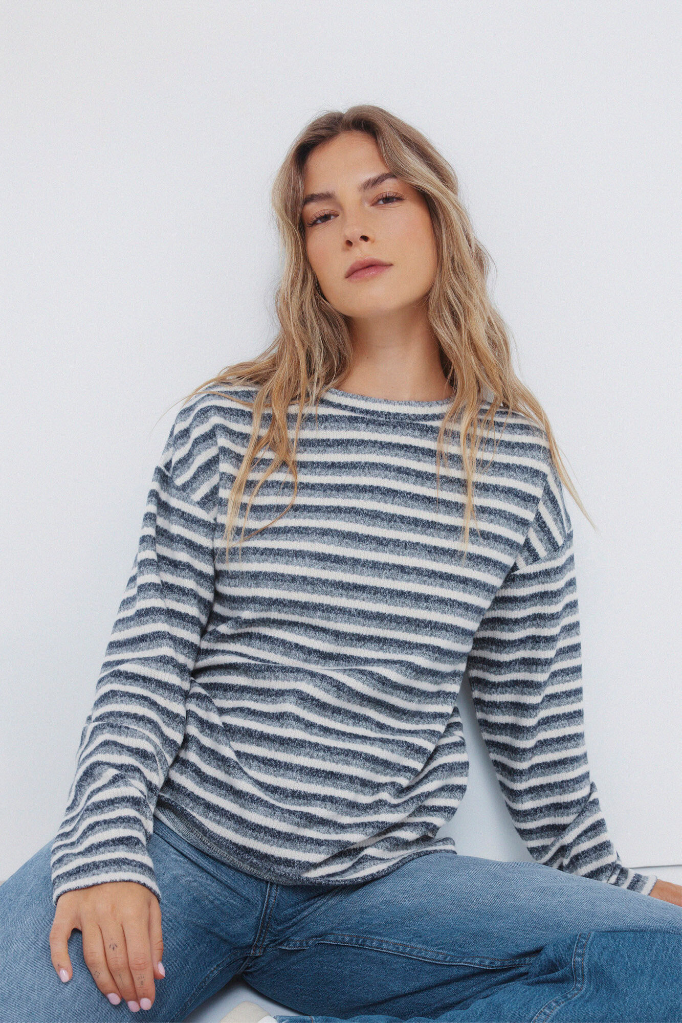 Springfield Jersey chenilla doble raya