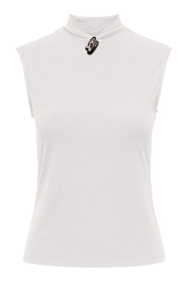 JDY Top sem mangas branco