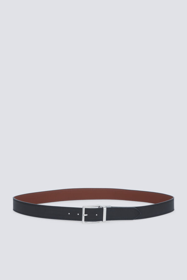 Springfield Reversible faux leather belt black