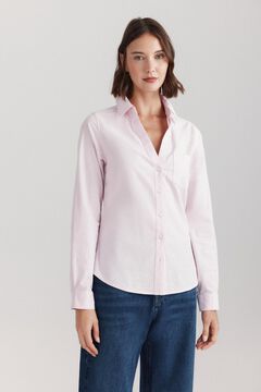 Springfield Semi-open oxford shirt
