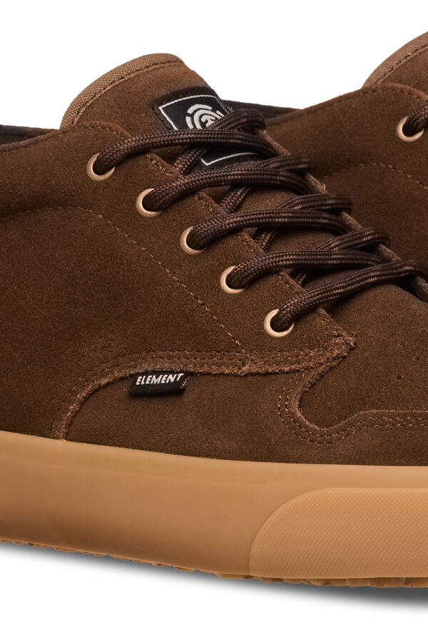 Element Water-resistant suede sneakers brown