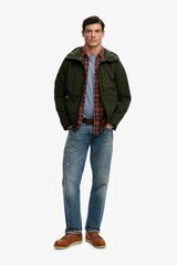 Superdry Softshell hooded men's jacket beige