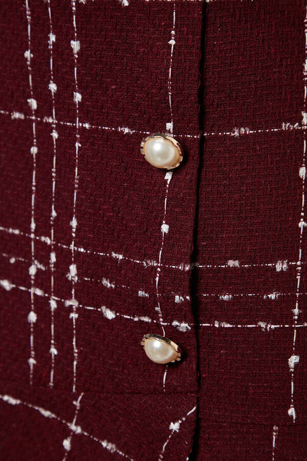 Trendyol Minissaia com baixo franzida  estampado