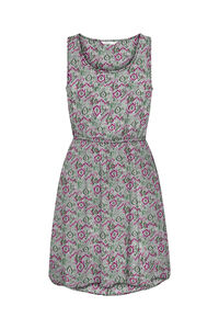 Only Vestido corto estampado sin mangas