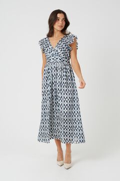 Brave Soul Vestido largo estampado