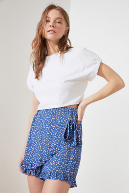 Falda pantalón corta estampada