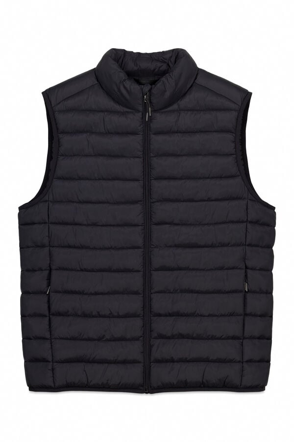 Springfield Prsluk s pro&scaron;ivenom ispunom Crna