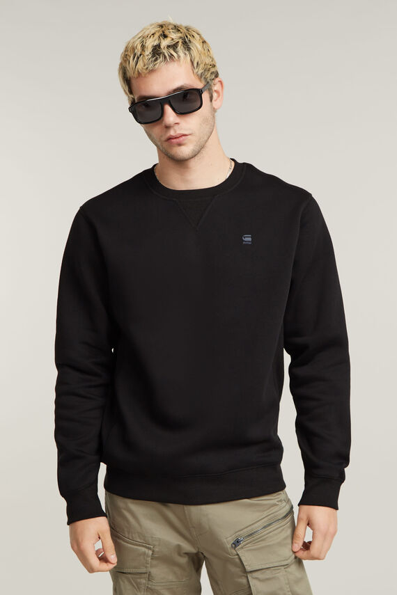 Sudadera regular cuello redondo