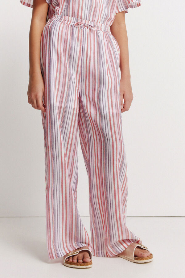 Springfield Kids Conjunto de cal&ccedil;as para menina em lurex rosa