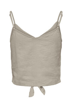 Springfield Strappy knot top gray