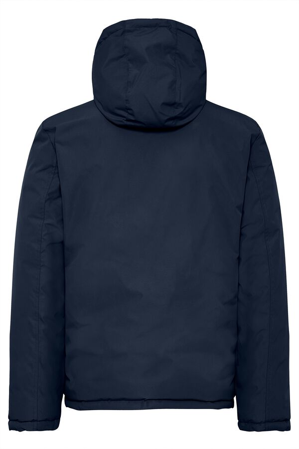 Blend Reversible hooded jacket blue