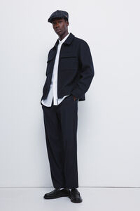 Springfield Pantalón rayas straight fit