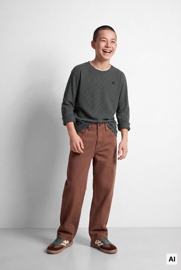Springfield Kids Dečije pantalone 5B skater Braon