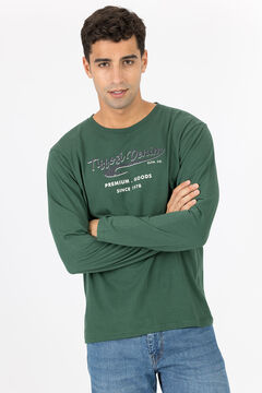 Springfield Camiseta Manga Larga Justin verde