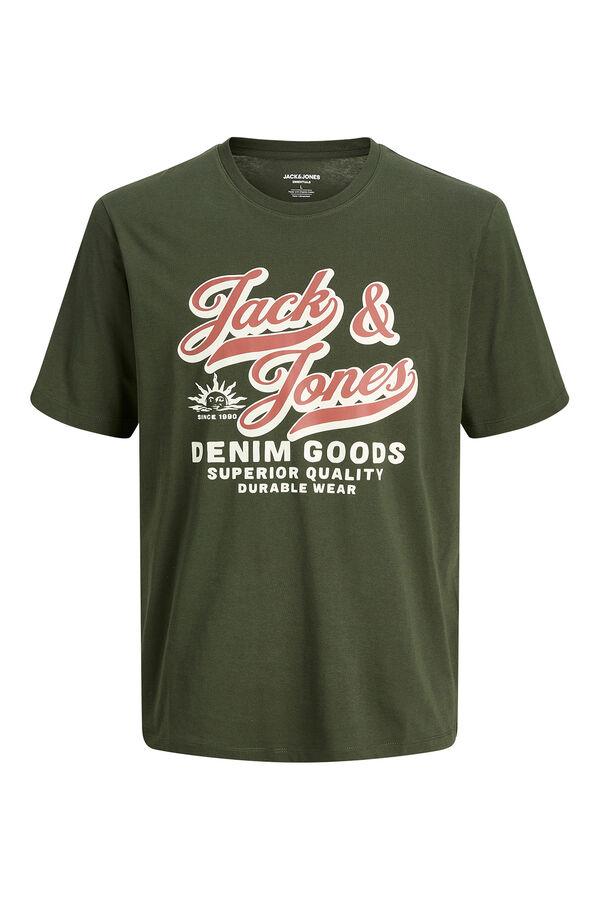 Jack & Jones PLUS Essential short-sleeved T-shirt green