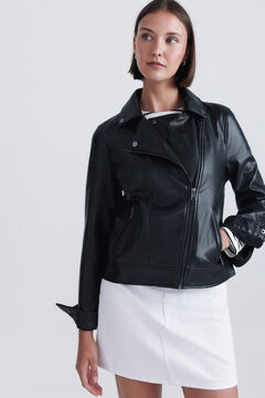 Springfield Faux leather jacket
