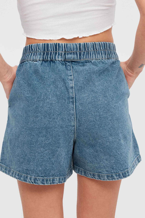 Springfield Lightweight denim shorts bluish
