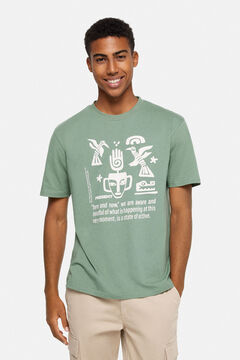 Springfield Camiseta here & now verde