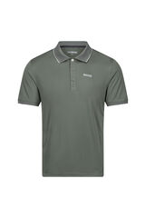 Springfield Technical polyester polo shirt dark gray